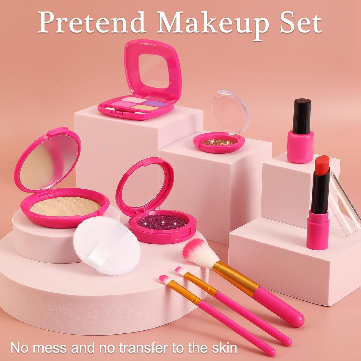 Pretend Makeup Kit for Toddlers Girls Toys Age 3 4 5 6 7 8 Years Old Gifts